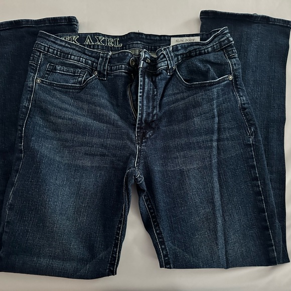 Men’s jeans. TK Axel Slim Boot. W32xL32 Never Worn. Dark Blue color - Picture 1 of 4